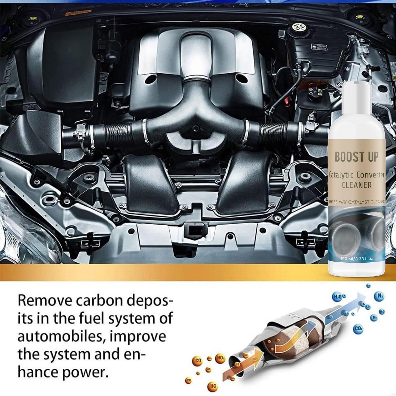 BOOST UP Catalytic Converter Cleaner 100ML (Pack of 2)