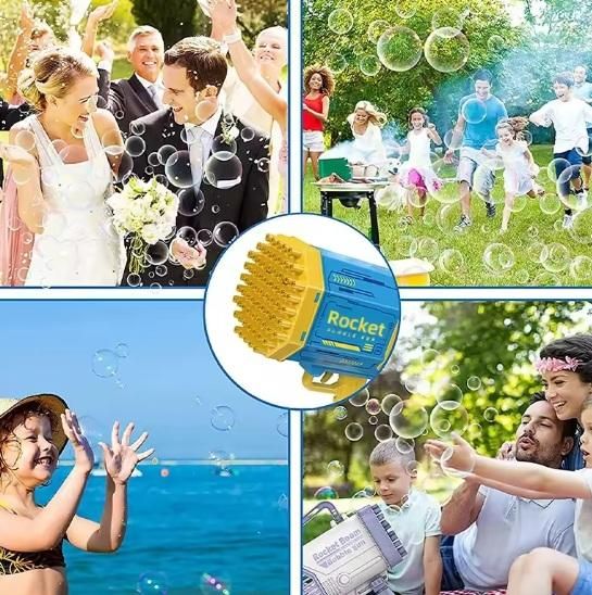 Bubble Gun Machine Automatic  Bubble Blower(Multi colours)