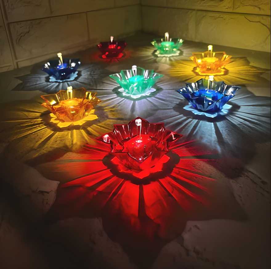 AquaGlow Diya with Water Sensing Technology (Pack Of 6/12/24)