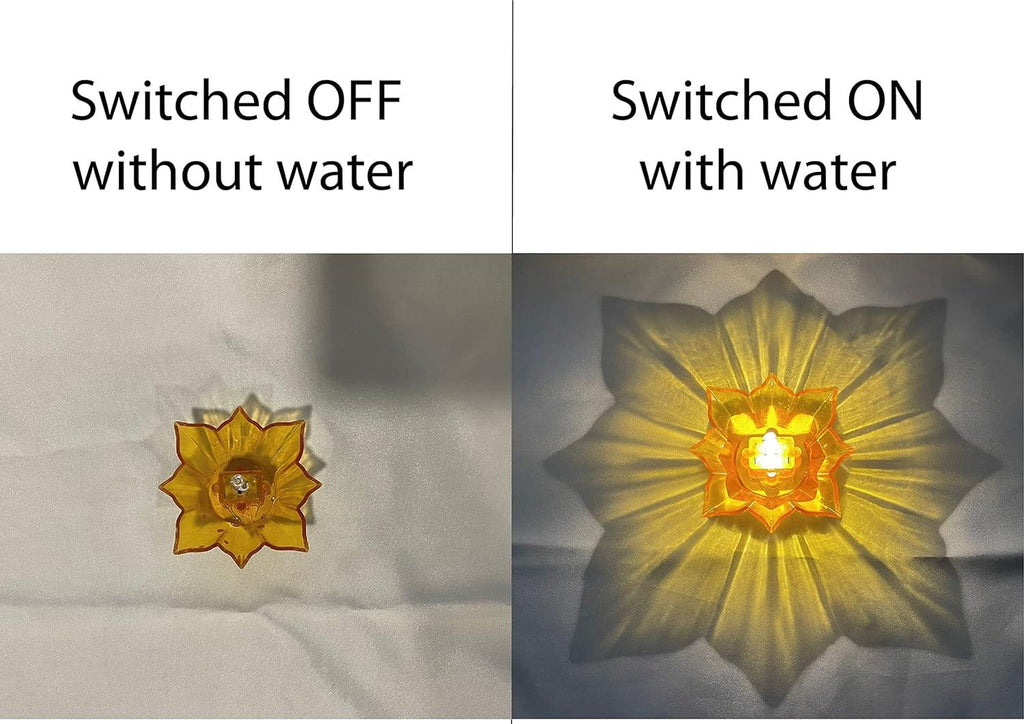 AquaGlow Diya with Water Sensing Technology (Pack Of 6/12/24)